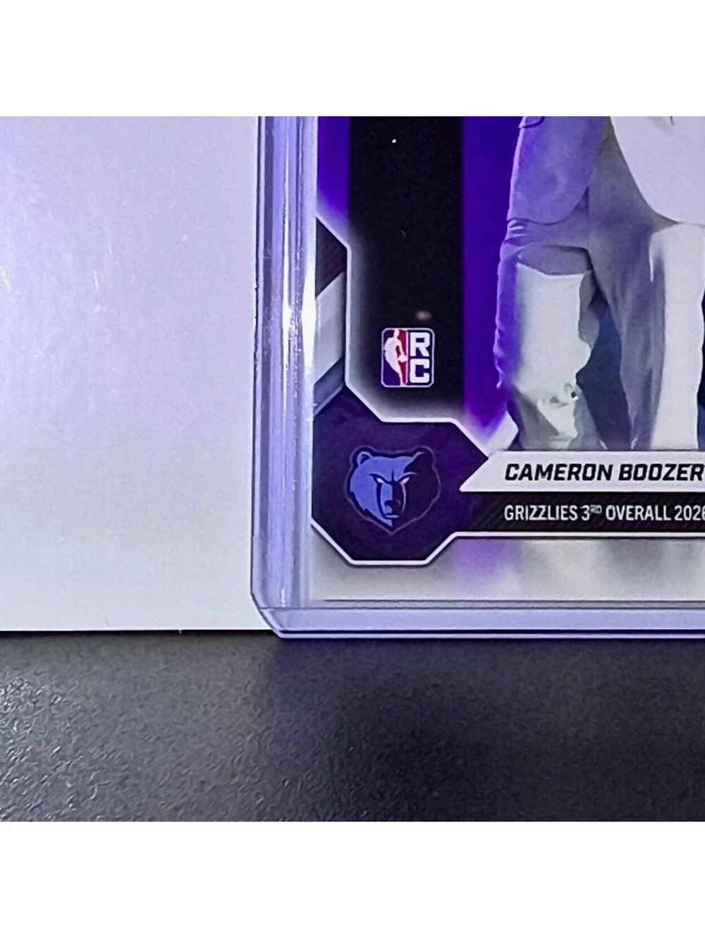 Cameron Boozer Rookie 2026-27 Topps NBA Draft Night #CBOO Card Grizzlies